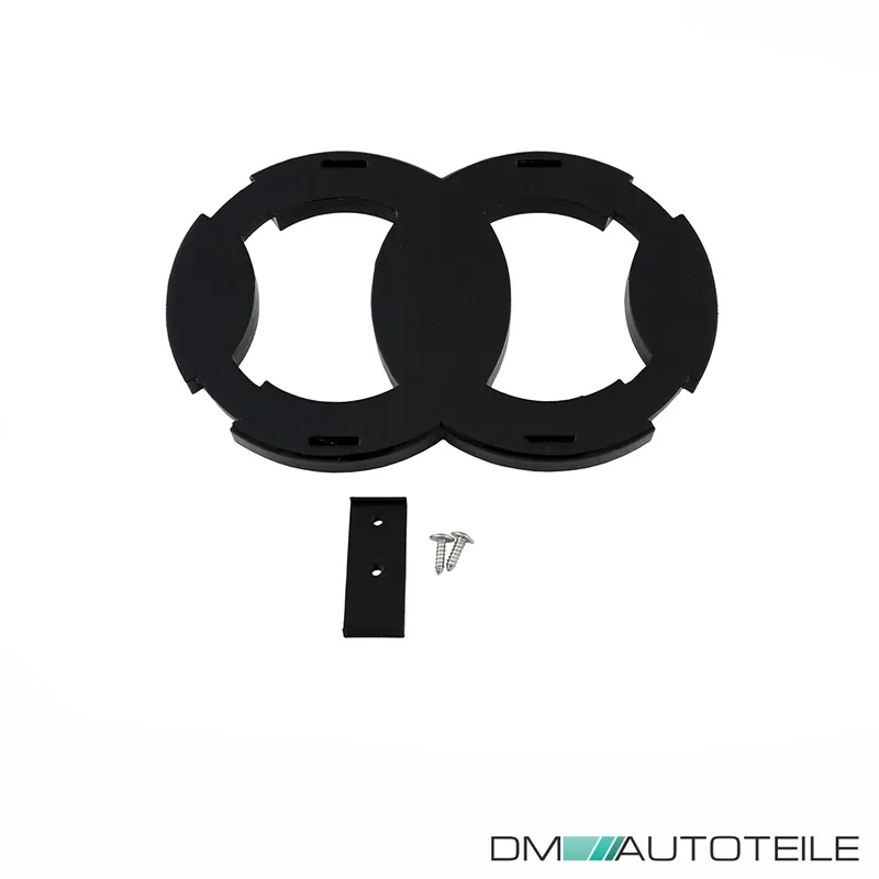 Halter Mittig Wabengrill Kühlergrill Schwarz glanz passt für Audi A4 B9 ab 2015-2019 Neu Im Sortiment