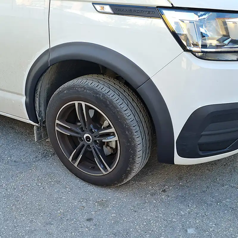 Beliebt Set Radlaufleisten ABS schwarz matt 10-teilig für VW T6.1 Transporter ab 2019