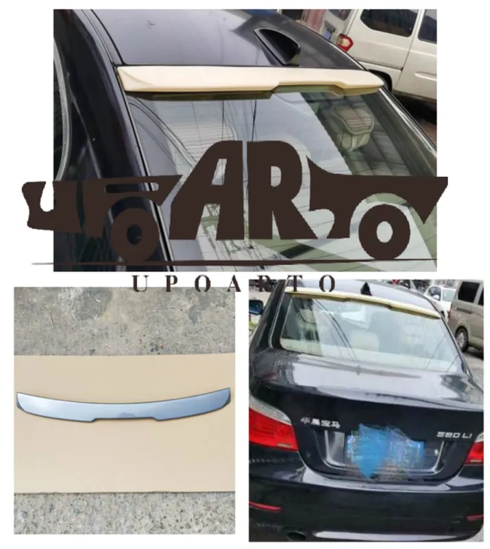 Sport-Dach Spoiler schwarz glanz für BMW 5er (E60) Heckscheibe ab 2003-2010 Geprüft