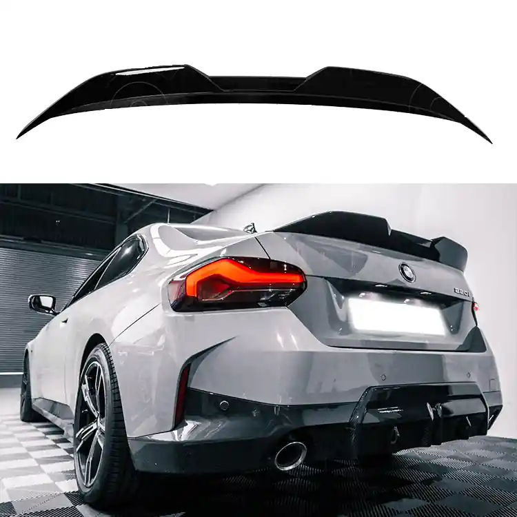 Performance Heck Spoiler Lippe Kofferraum schwarz glanz für BMW 2er G42 Coupe +M Preisknaller