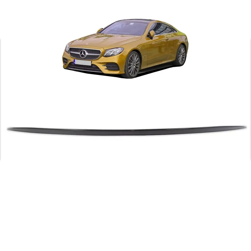 Expressversand Sport Heck Spoiler Schwarz glanz für Mercedes E-Klasse C238 Coupe ab 16-23 AMG