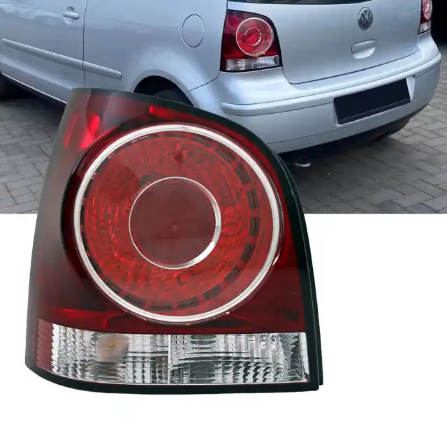 Expressversand VW Polo 9N3 rear lights left 04/05-09 red + sockets + bulbs