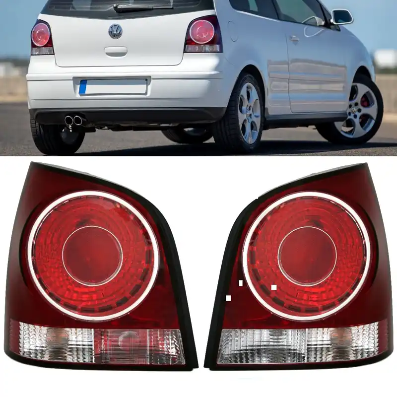 Solange Der Vorrat Reicht Set Rückleuchten Heckleuchten Rechts+Links Kirschrot für VW Polo 9N3 9N ab 05-09