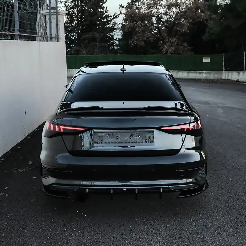 Knallerangebot Hecksplitter/ Heckansätze Kompatibel mit AUDI A3 8Y Sedan 2020-2024
