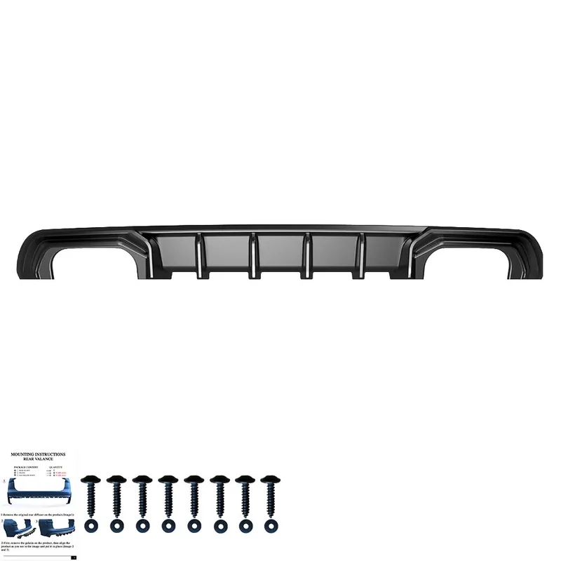 Bestseller Heckdiffusor Kompatibel mit AUDI S3 8V Facelift Sedan 2016-2020
