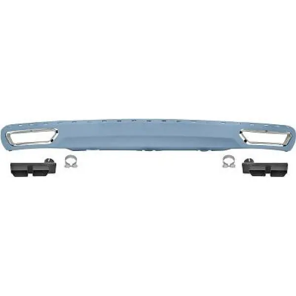 Echt Diffusor Sport-Optik für Audi A6 C7 (4G2, 4GC) Doppelendrohr 2011-2014