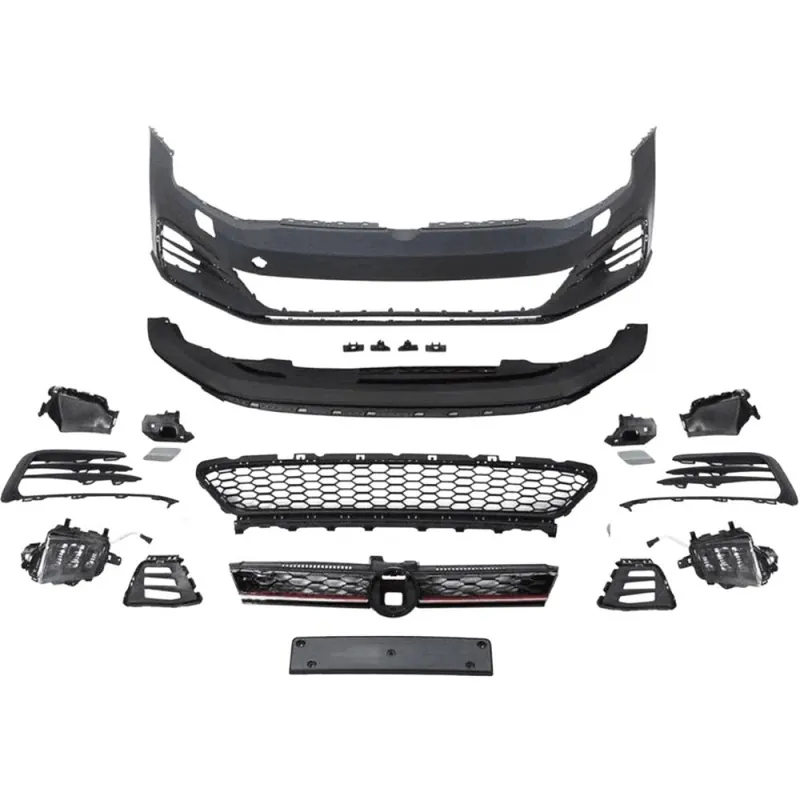 Sport Frontstoßstange für VW Golf 7 (5G1) mit SRA Bj. 2012-2017 in GTI Optik Expressversand
