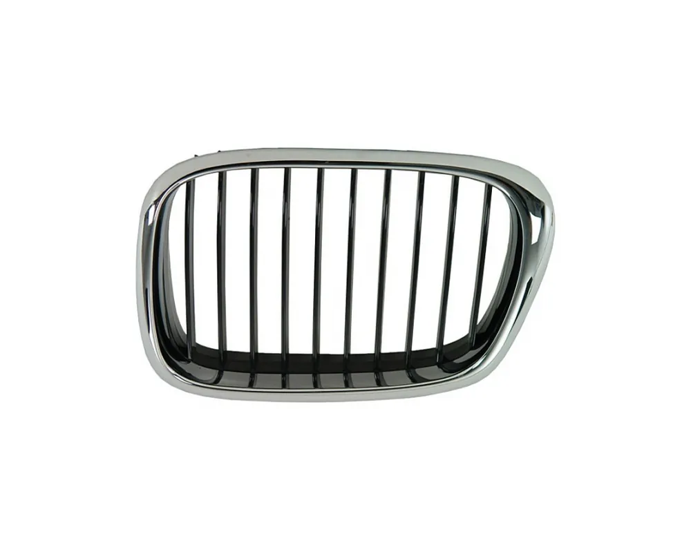 Echt Kühlergrill Gitter NierenChrom schwarz