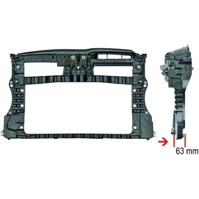 Begrenztes Angebot Frontverkleidung Frontmaske für VW Golf 6 (5K1, AJ5) 2008-2013 Vorne