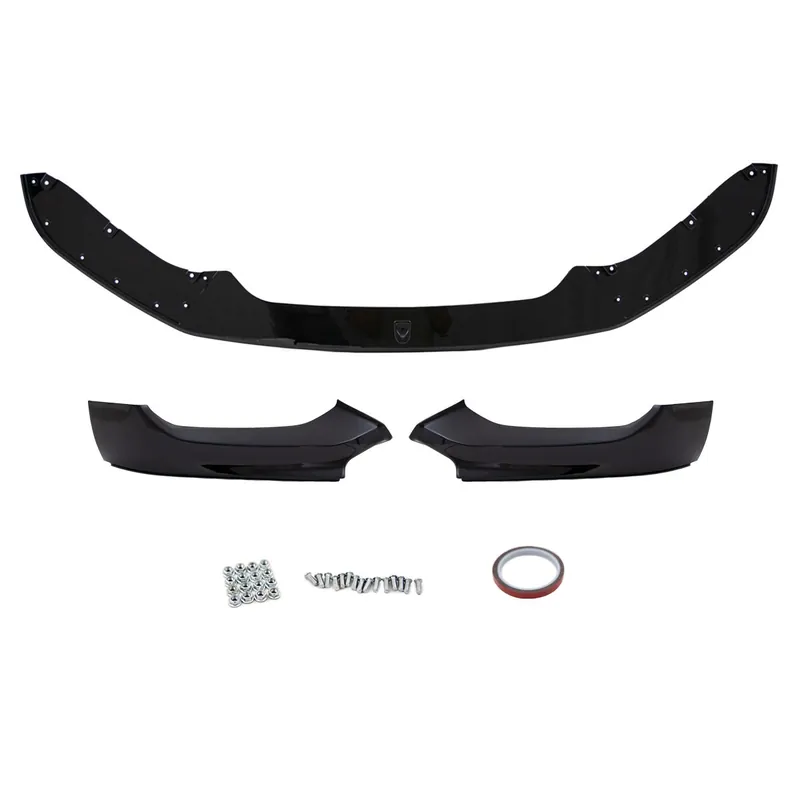 Sport-Performance Frontspoiler / Frontlippe für BMW 1er F20 / F21 LCI Facelift mit M-Paket in Schwarz Glanz Preis Gesenkt