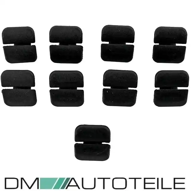 9tlg. Befestigungsset für Dämmatte Motorhaube Motorhaubendämmung Motorraumdämmung +Montagekit passt für VW GOLF V 5 JETTA III OE 1K0 863 831D Saisonangebot
