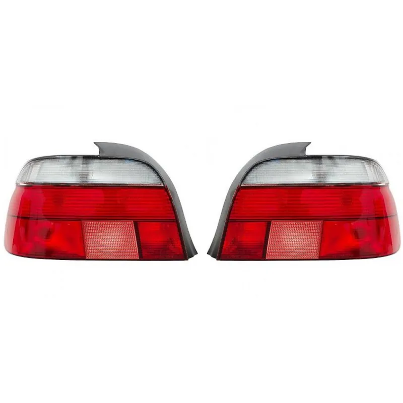 Heckleuchten Rückleuchten Depo / TYC rot weiss SET passt für BMW 5er E39 95-00 Top-Angebot
