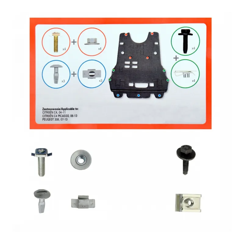 Sonderangebot Clip Clips Befestigung Einbausatz Set Unterfahrschutz